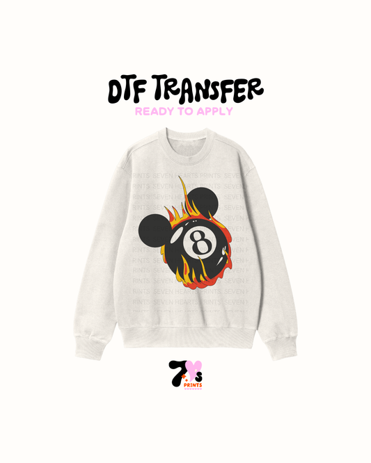 8 Mouse Ball - DTF Transfers