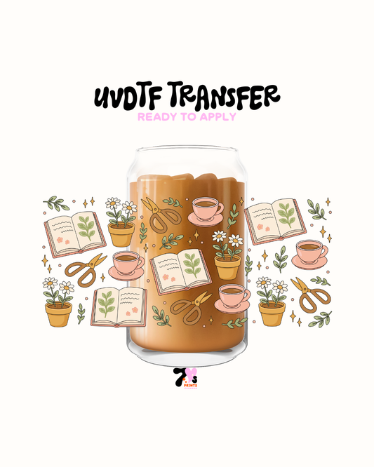 Daisys and coffee- UVDTF Wraps