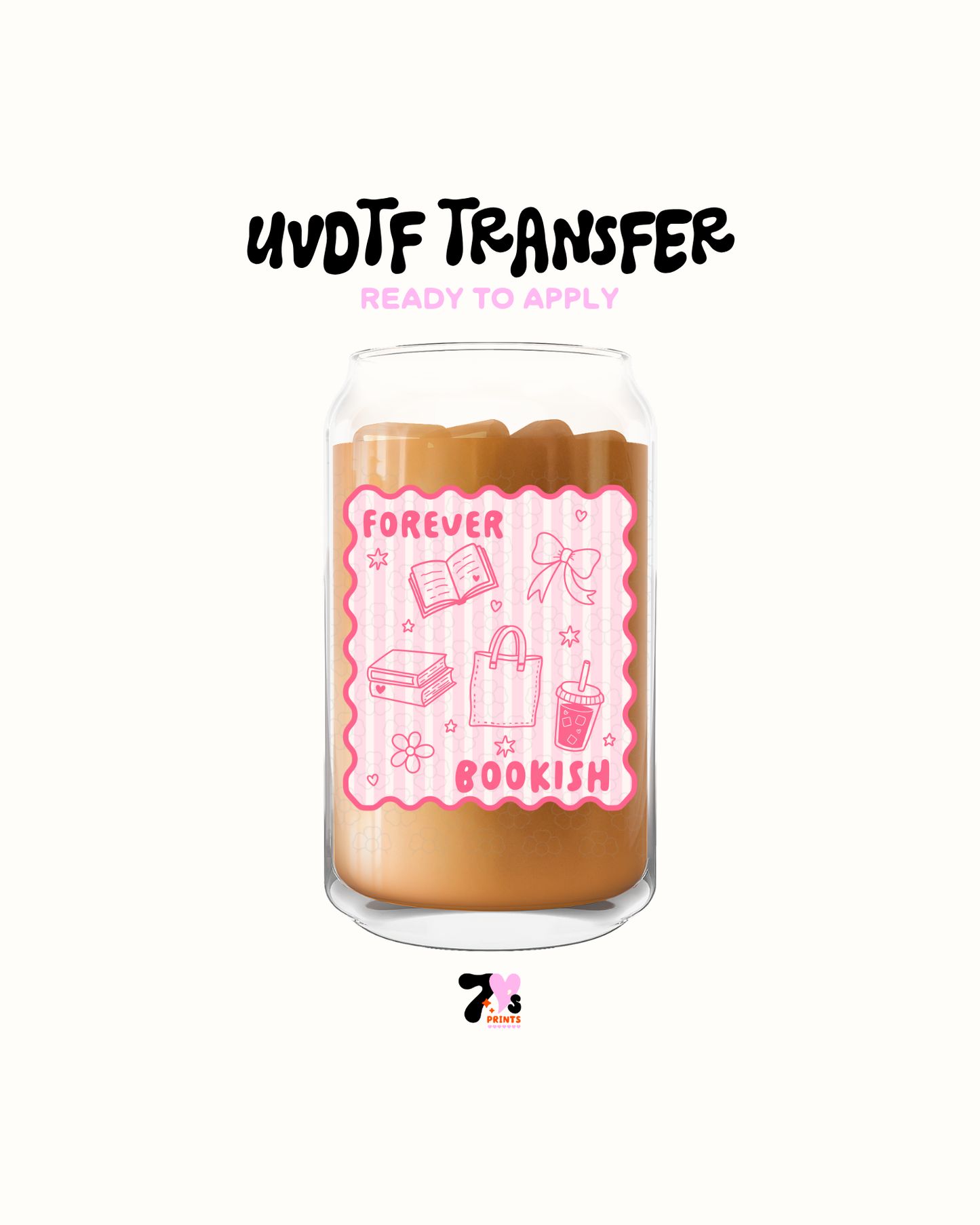Forever Bookish (Pink) - UVDTF Decal