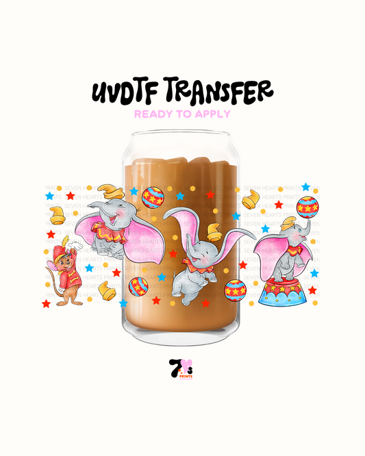 Cute Elephant - UVDTF Wrap