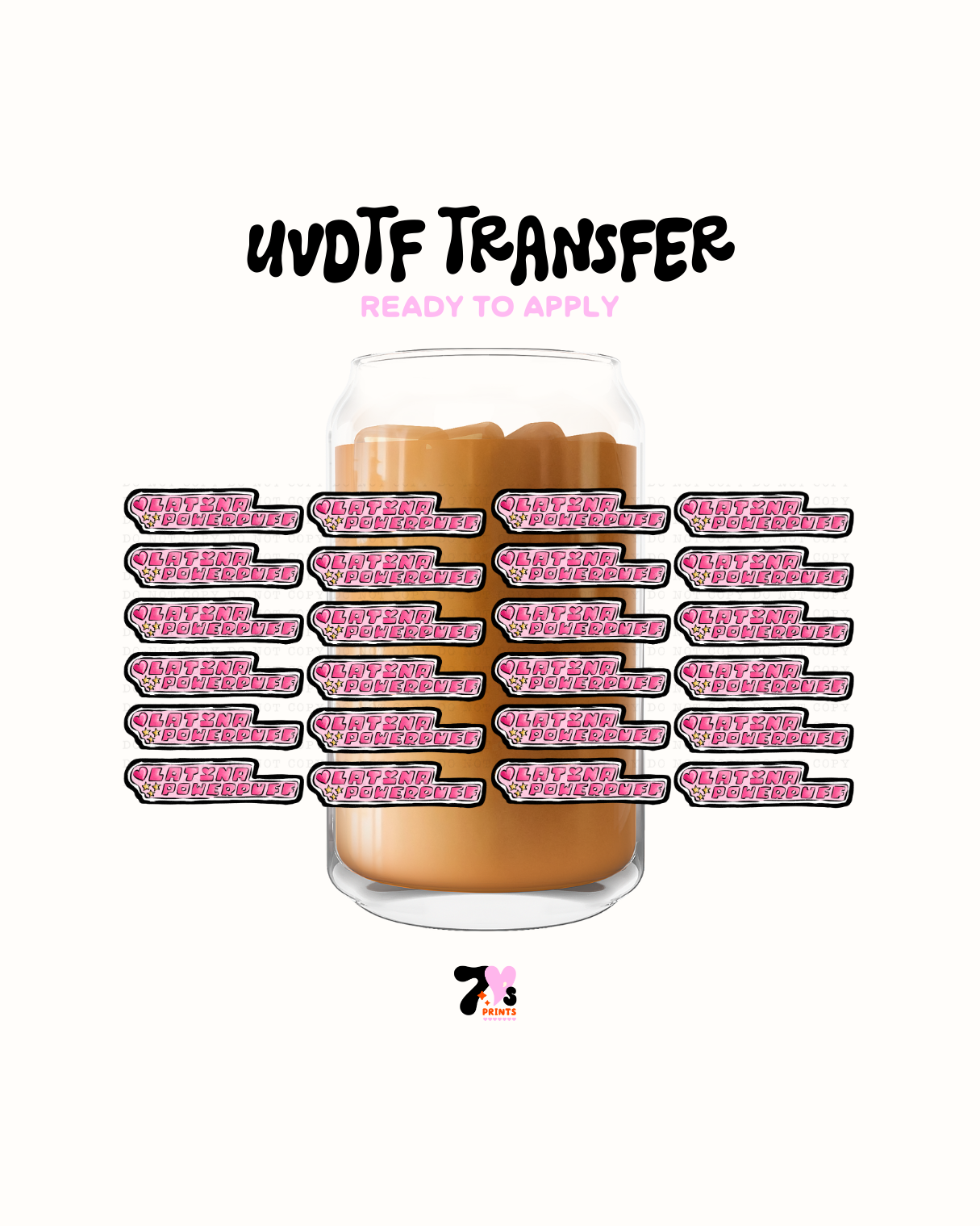 Latina Powerpuff - UVDTF Wrap