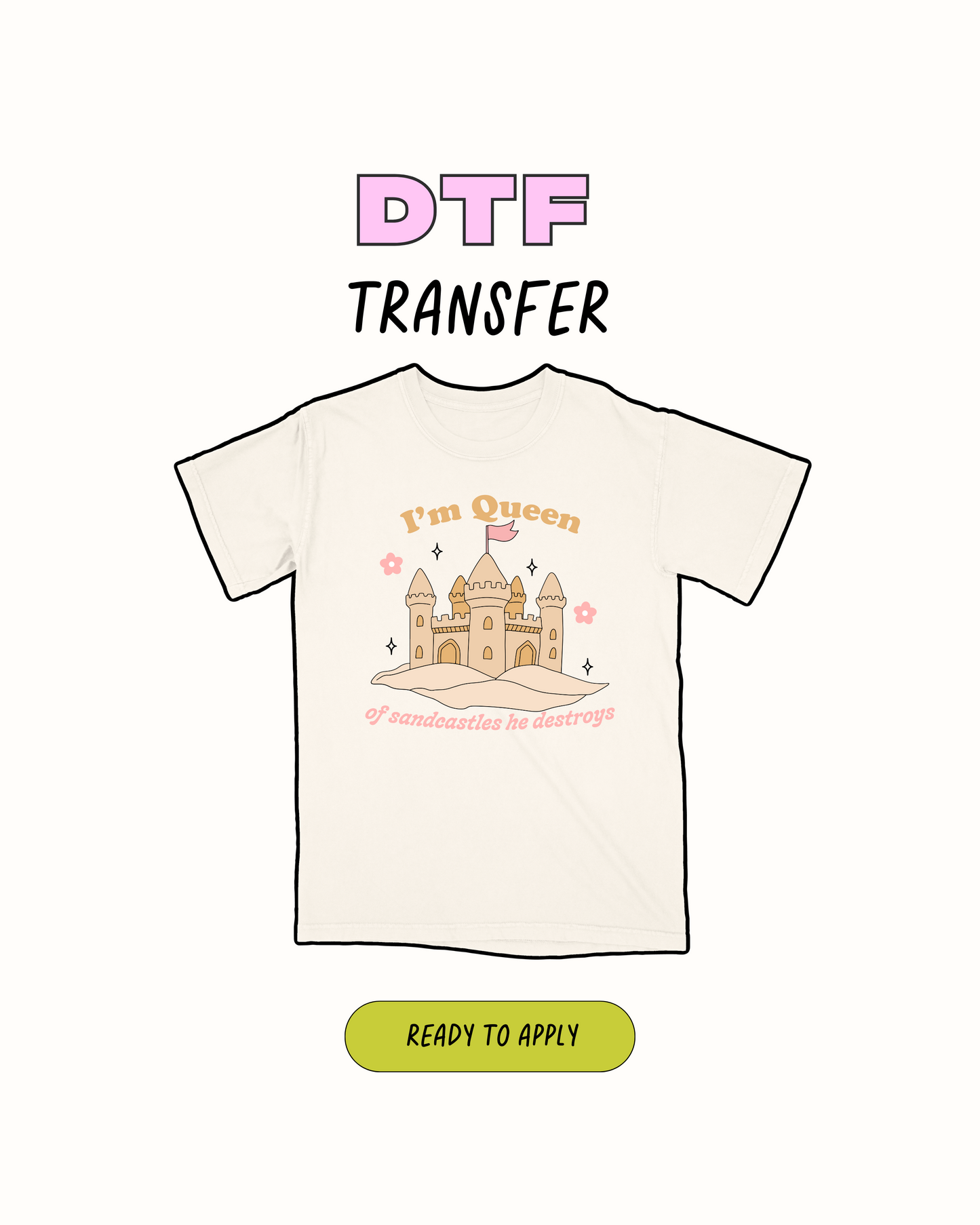 Soy reina - Transferencia DTF