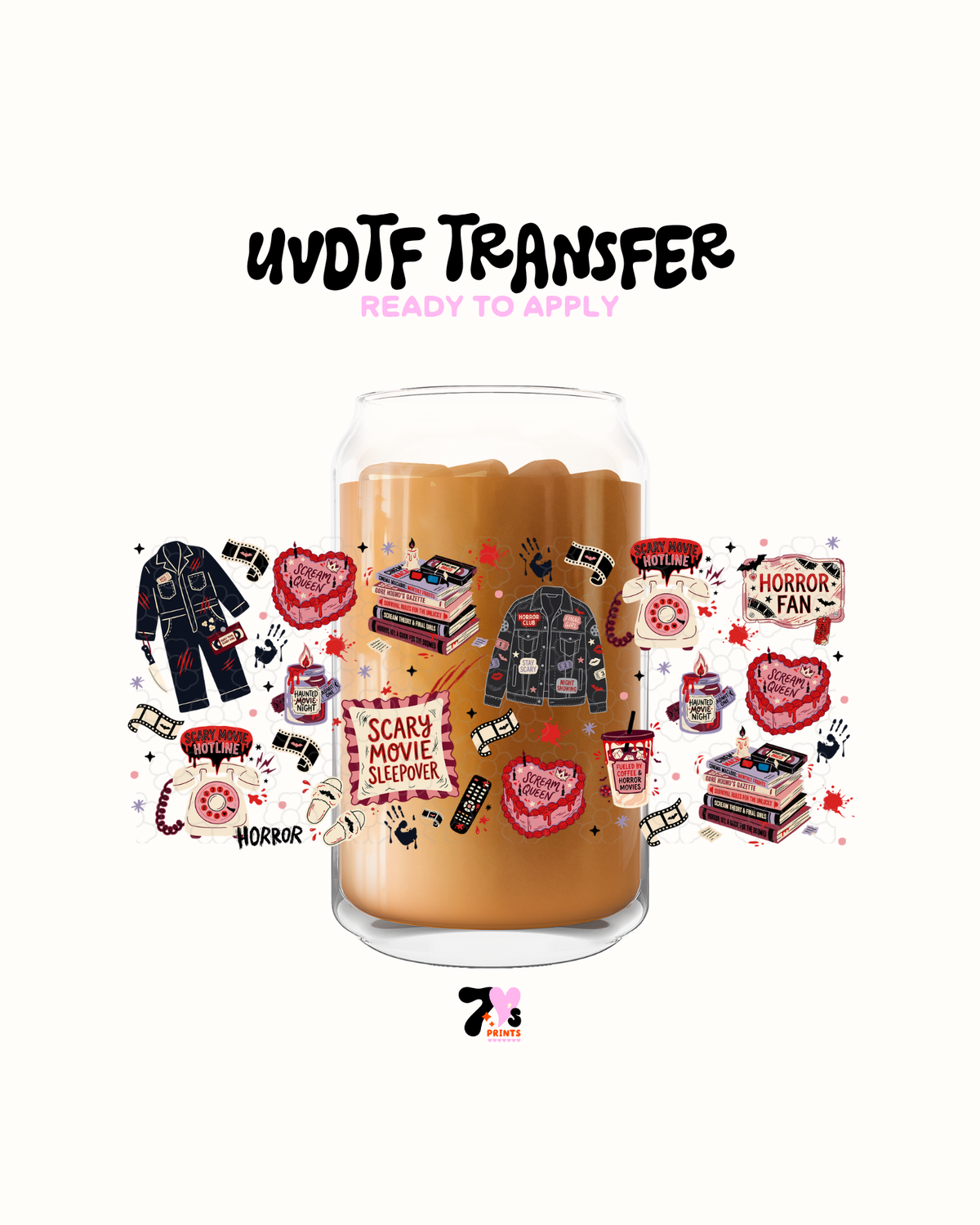 Scary movie sleep over - UVDTF Wrap