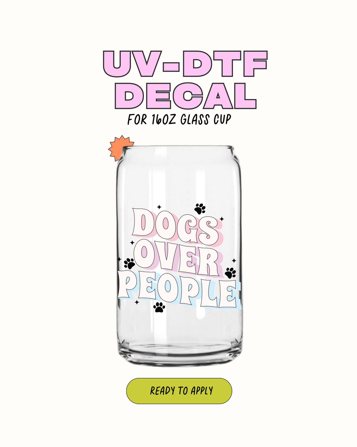 Dogs over people - UVDTF