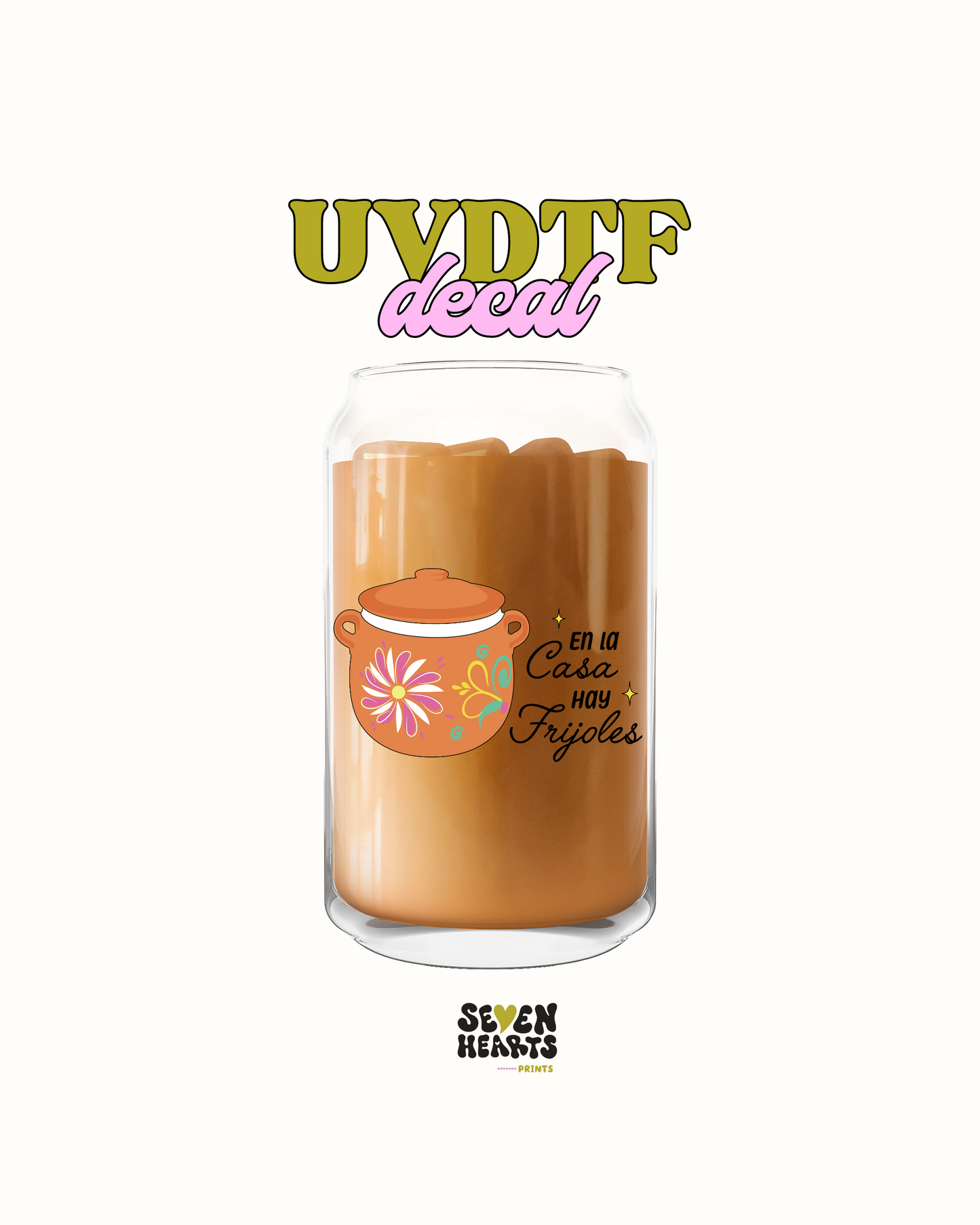 en la casa hay frijoles - UV DTF