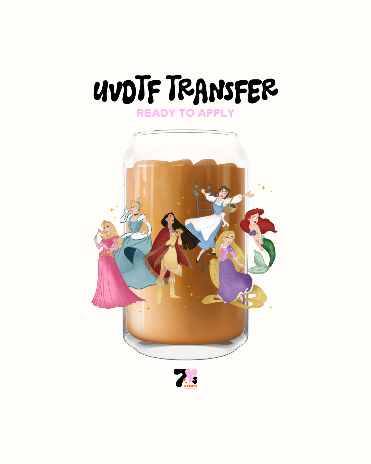 Princess and friends - UVDTF Decal