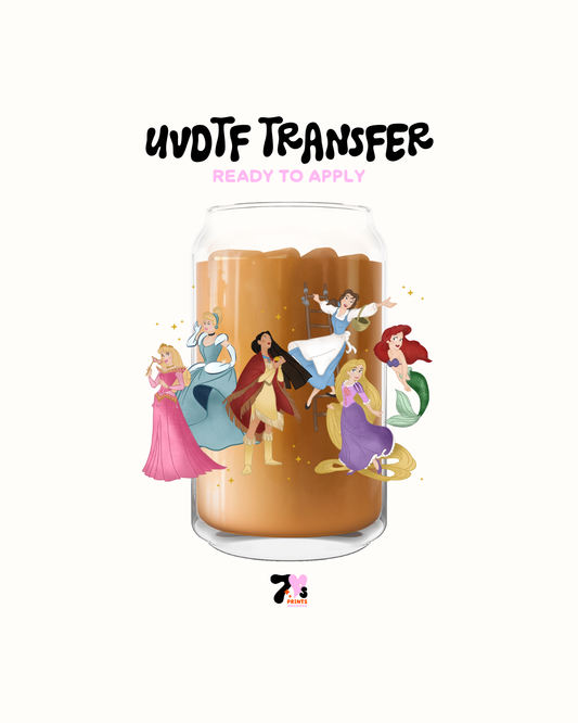Princess and friends - UVDTF Decal
