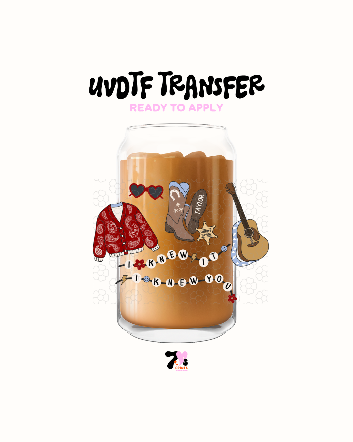 I knew it I knew it - UVDTF Decal