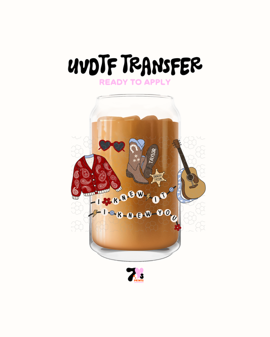 I knew it I knew it - UVDTF Decal