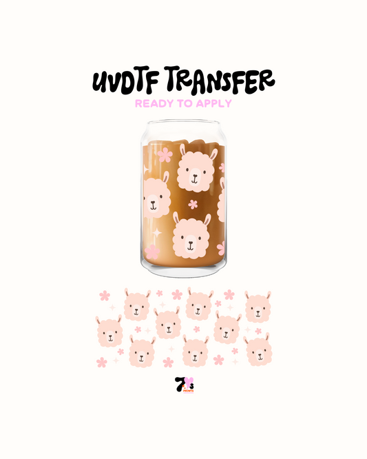 pink lama- UVDTF Wrap
