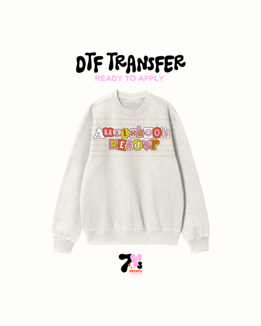 Audio book club DTF Transfers