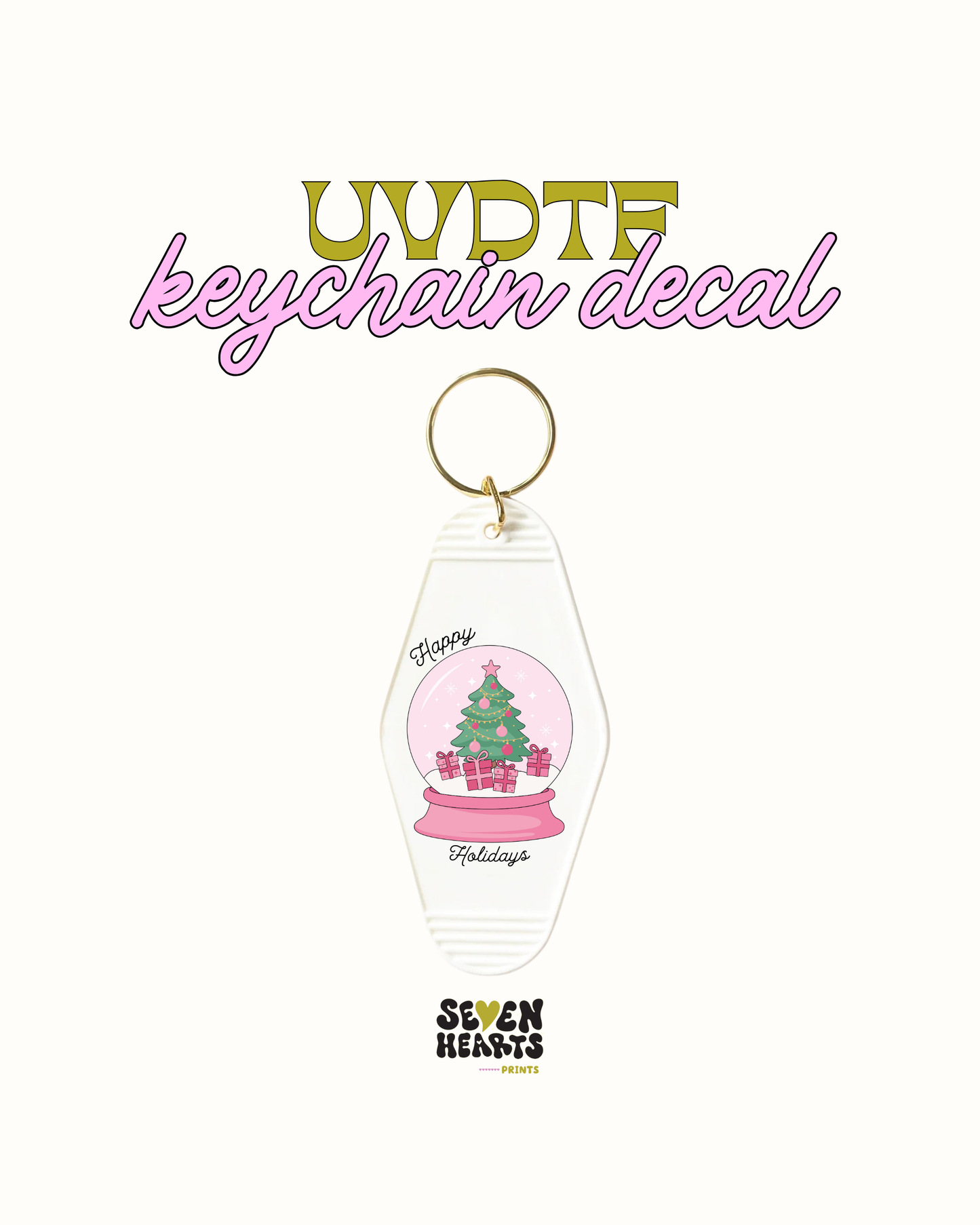 happy holidays ball - Set of 5 UVDTF