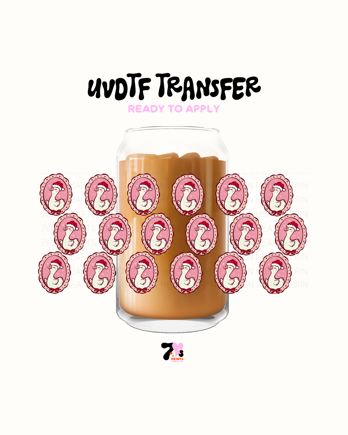 Xmas Goose - UVDTF Wraps