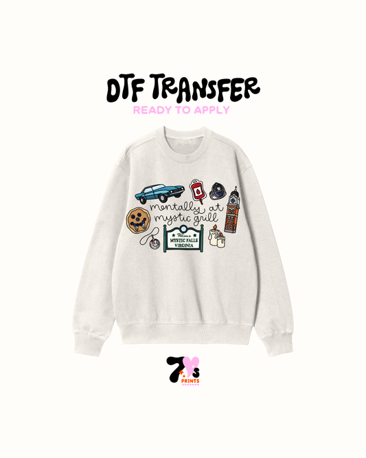 Mentally at Mystic Girll - DTF Transfers
