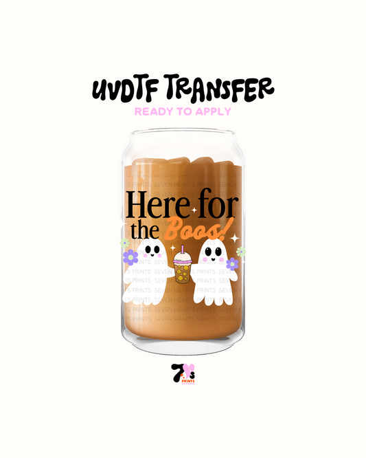 Here for the Boos - UVDTF Decal