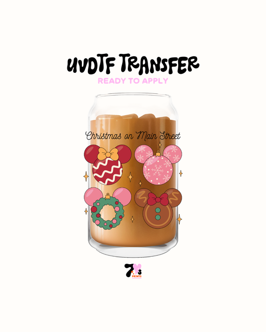 Xmas magic on Main Street - UVDTF Decal