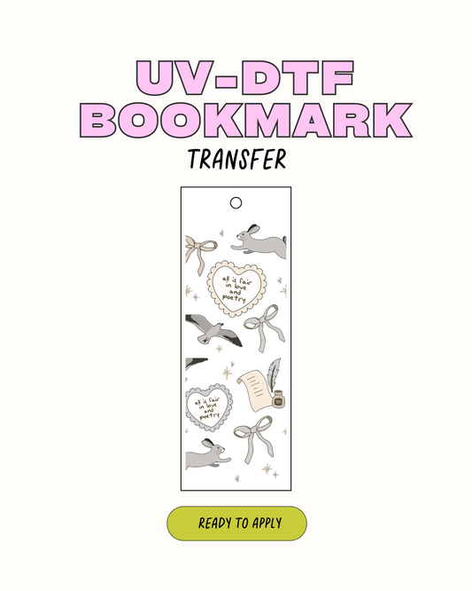 TTPD2 - UVDTF Bookmark Decal