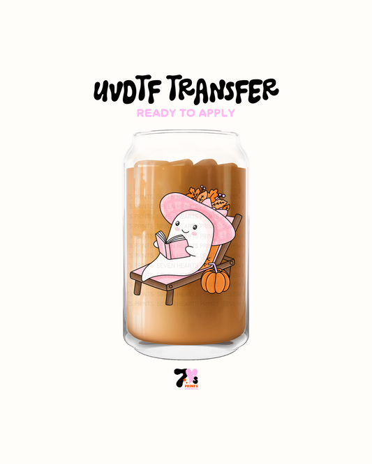 Books and Pumpkins - UVDTF Decal