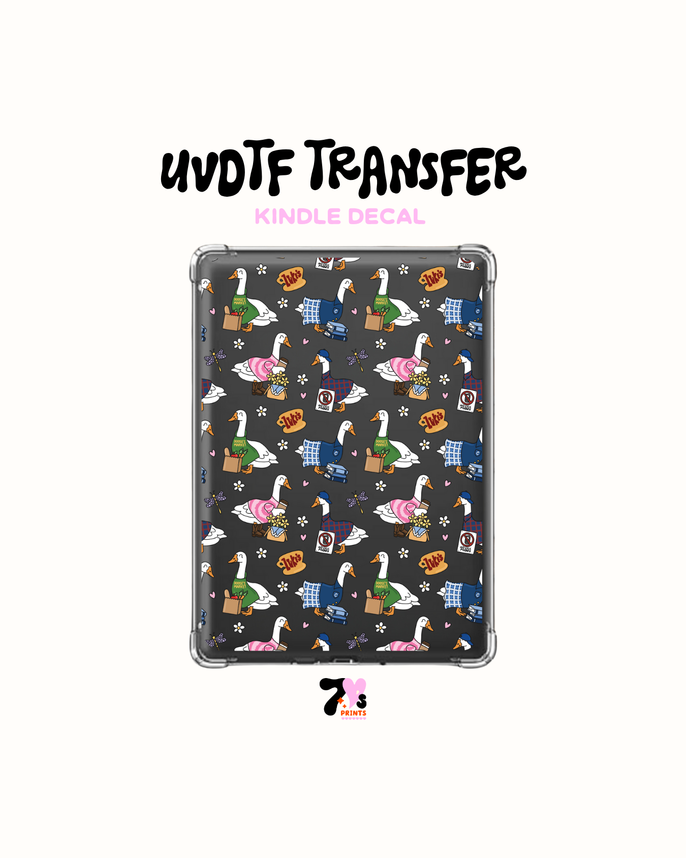 Gilmore Goose -  UVDTF Kindle Decal