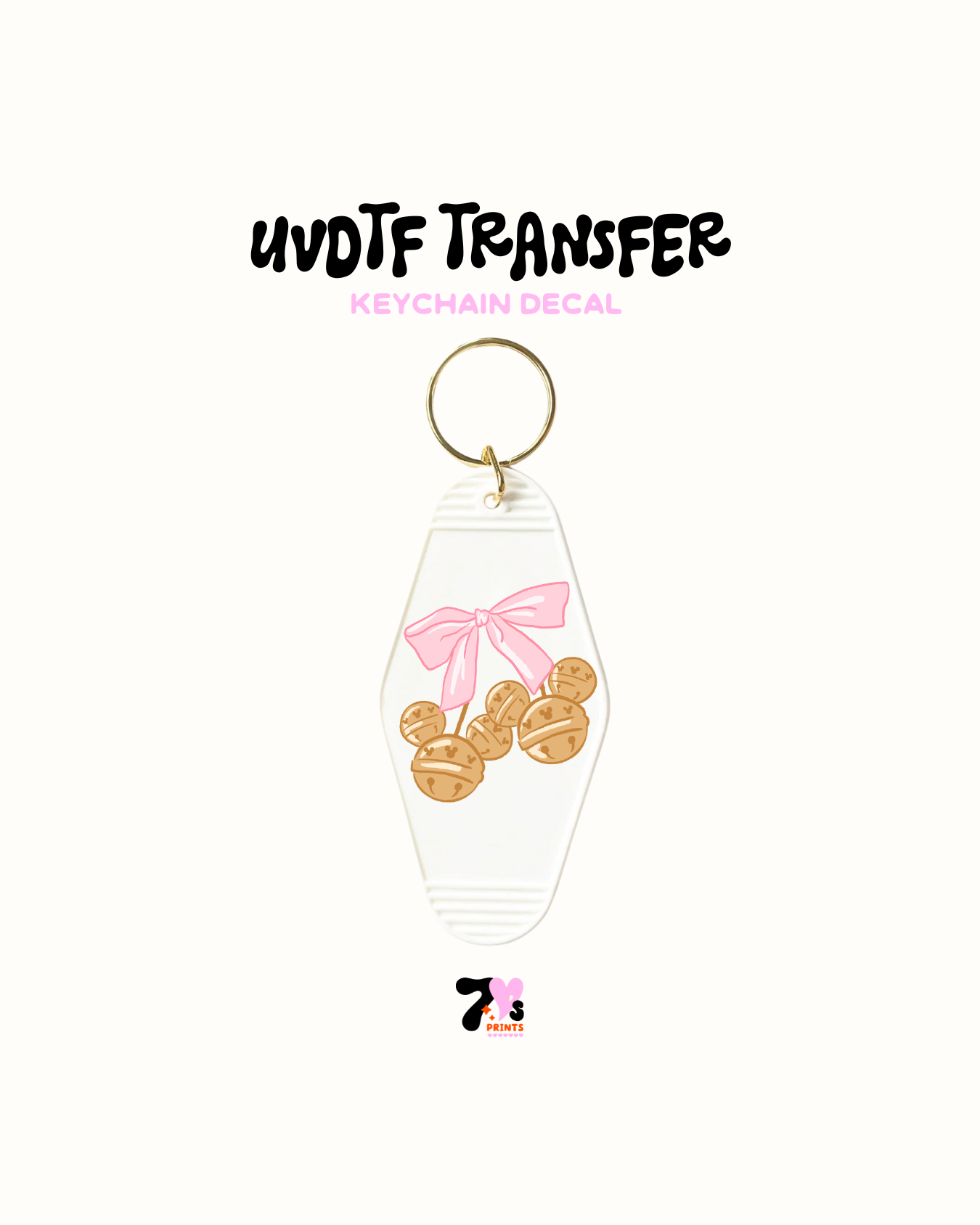 Mouse Bells  - UVDTF Keychain