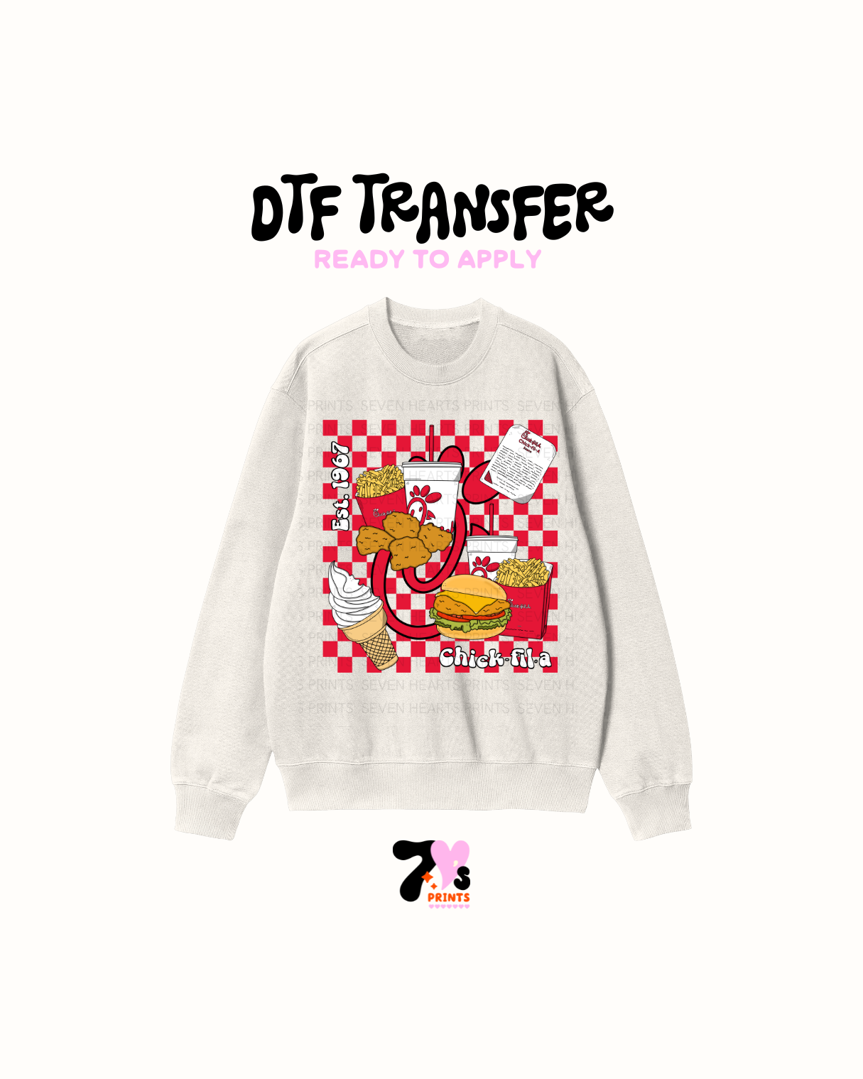 Chick fil  -  DTF Transfers