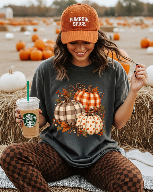 pumpkins checkers - DTF Transfers