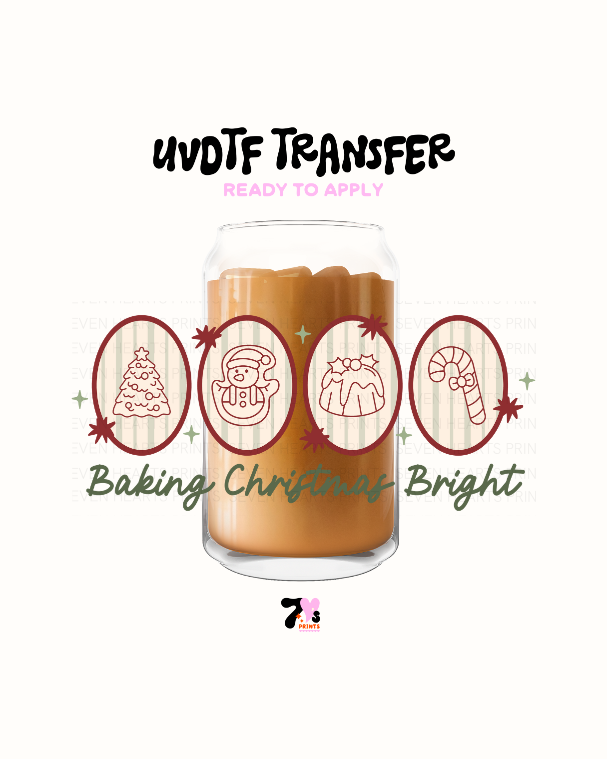 Baking xmas bright - UVDTF Wraps