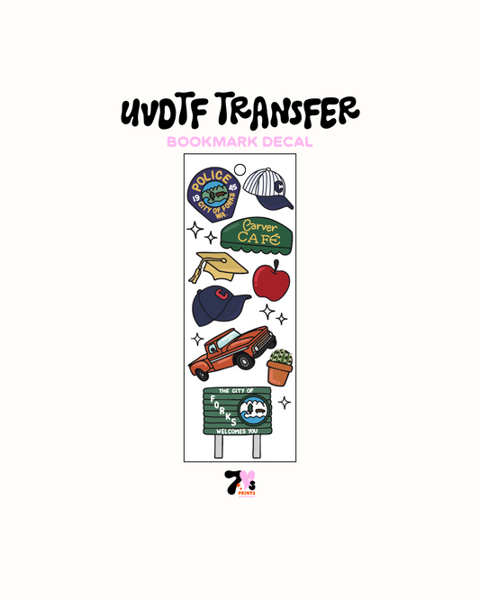 Twilight- UVDTF Bookmark Decal