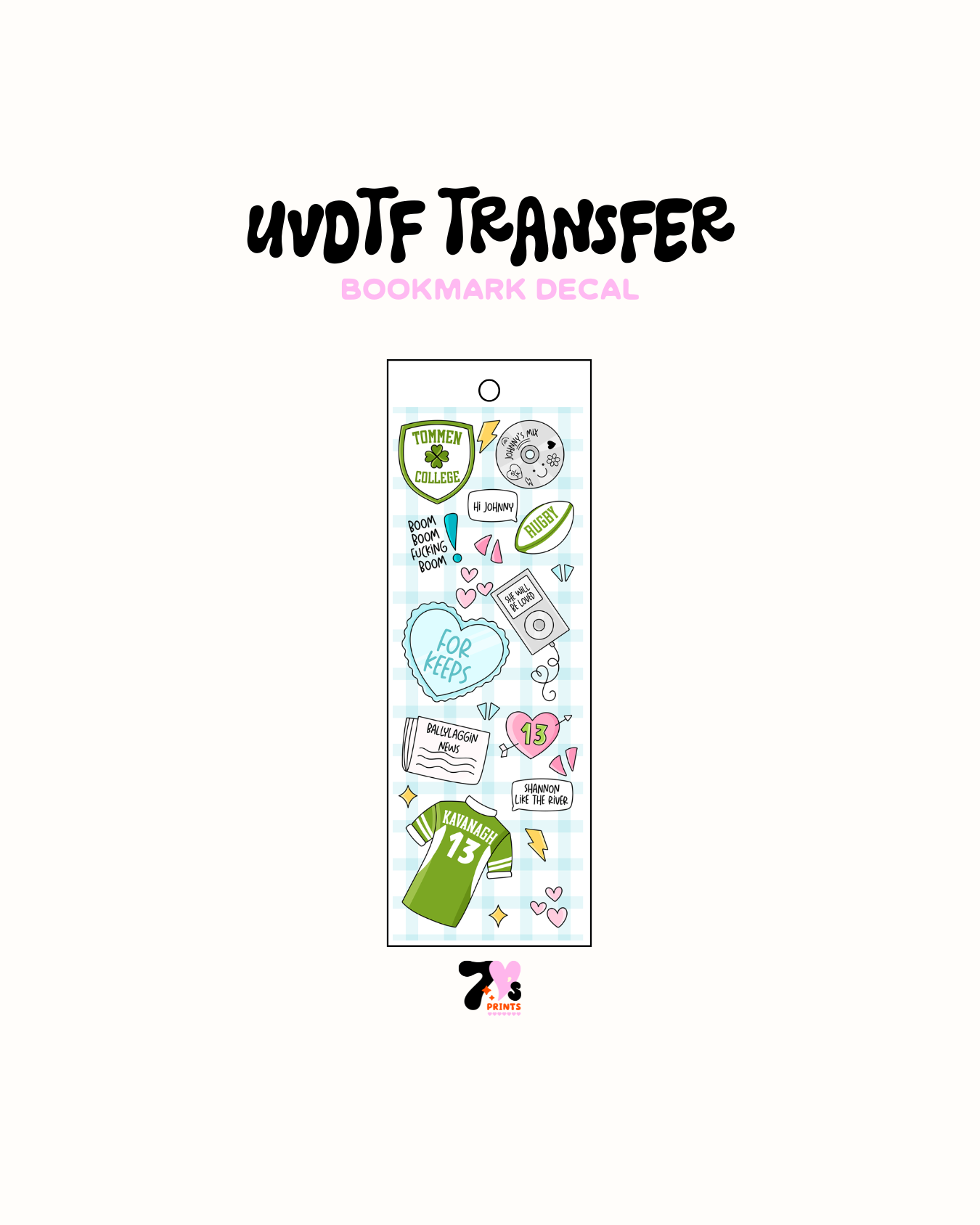 Libros de Astro - Calcomanía de marcador UVDTF 