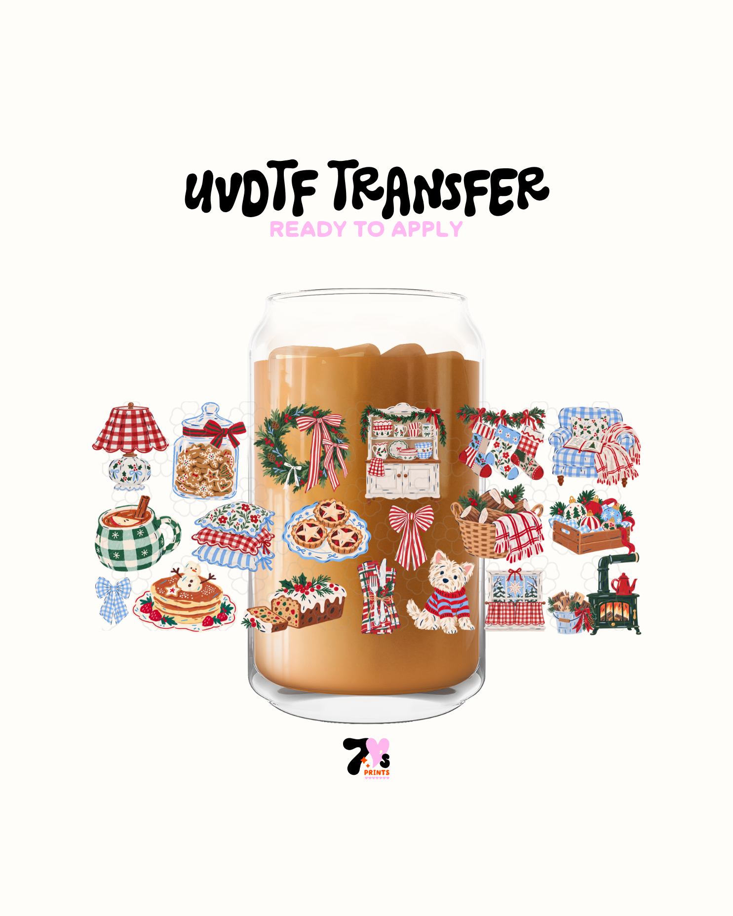 Cottage Xmas - UVDTF Wrap