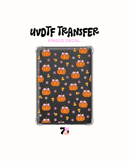 Black candy corn candy - UVDTF Kindle Decal