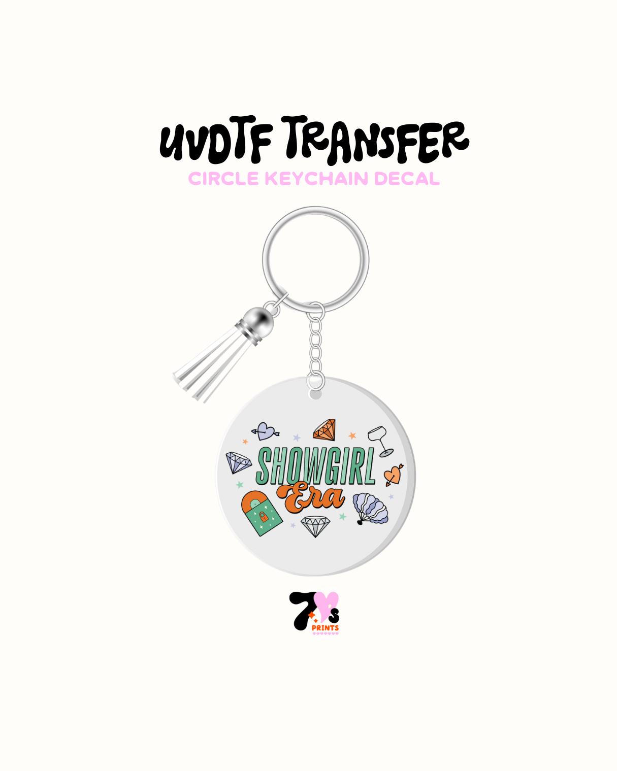 Showgirl era - Round Keychain Set of 5