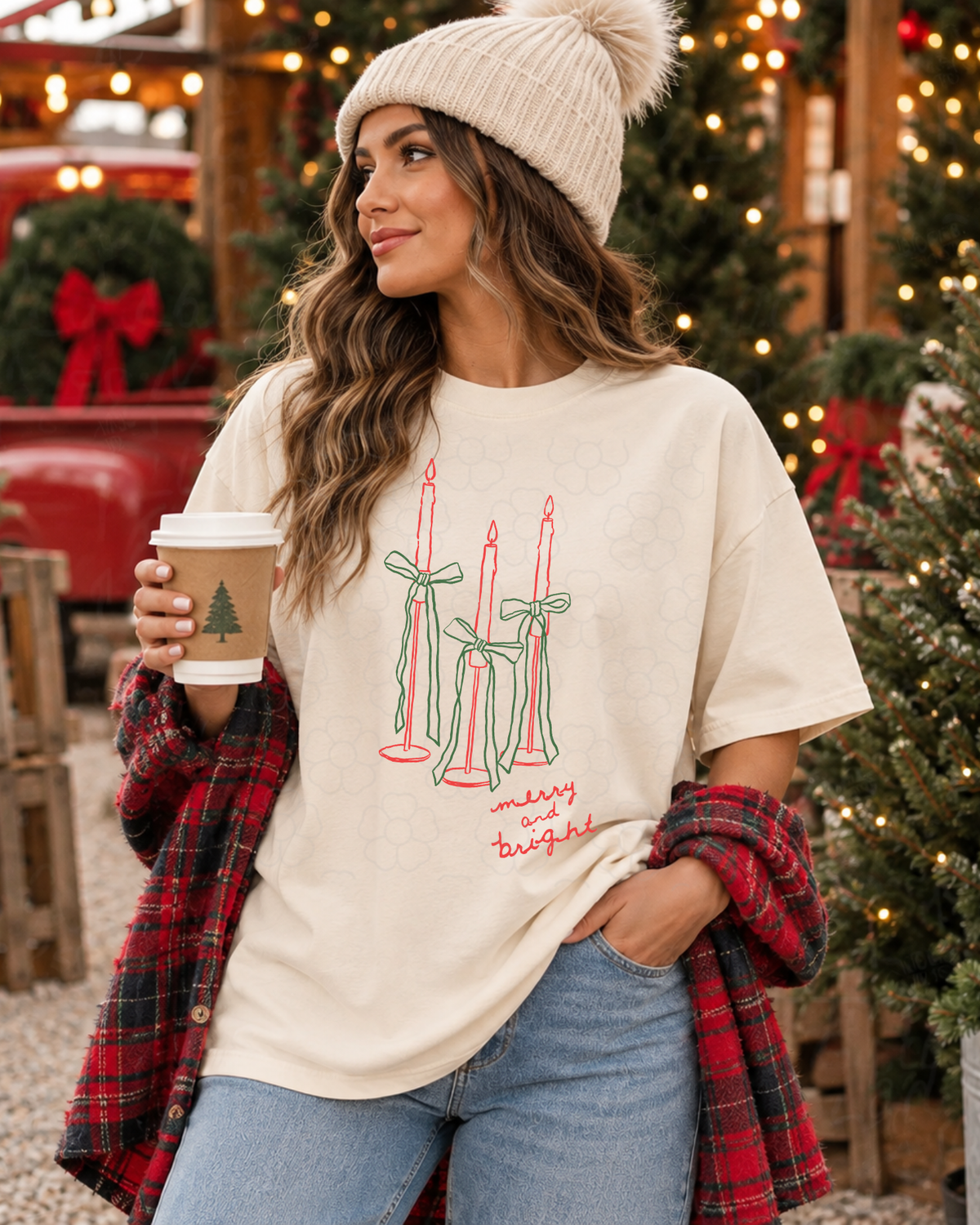 Merry bright- DTF Transfers