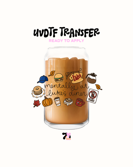Mentally Luke dinner - UVDTF Decal