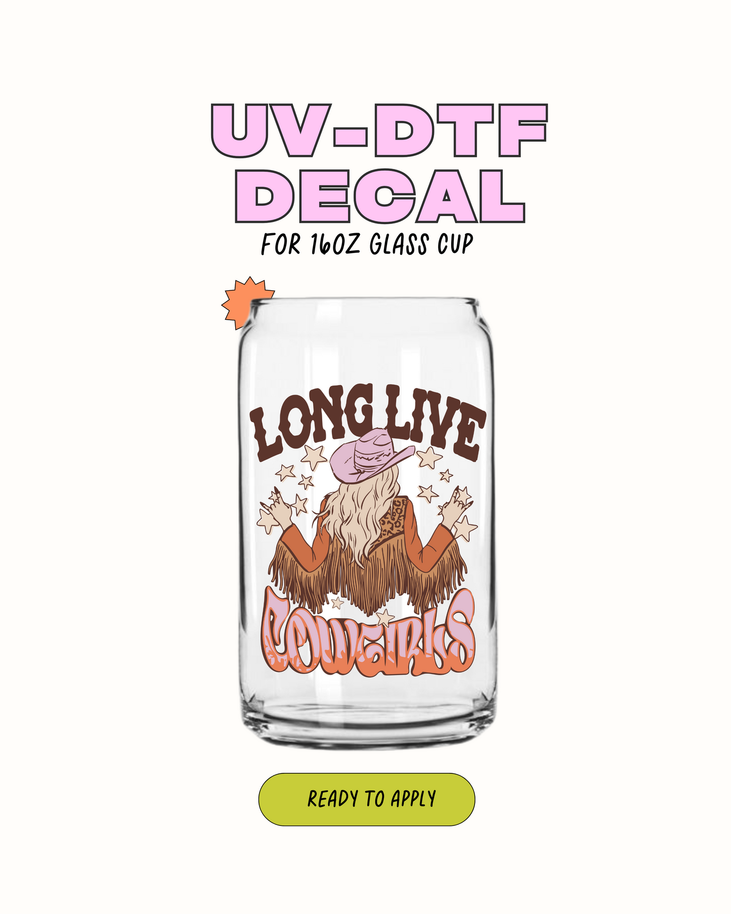 Long live cowgirl - UVDTF