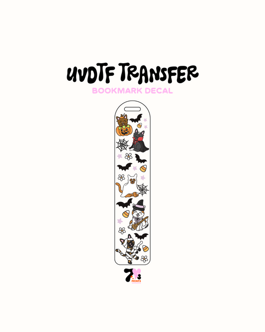 Spooky Cats - UVDTF Bookmark Decal