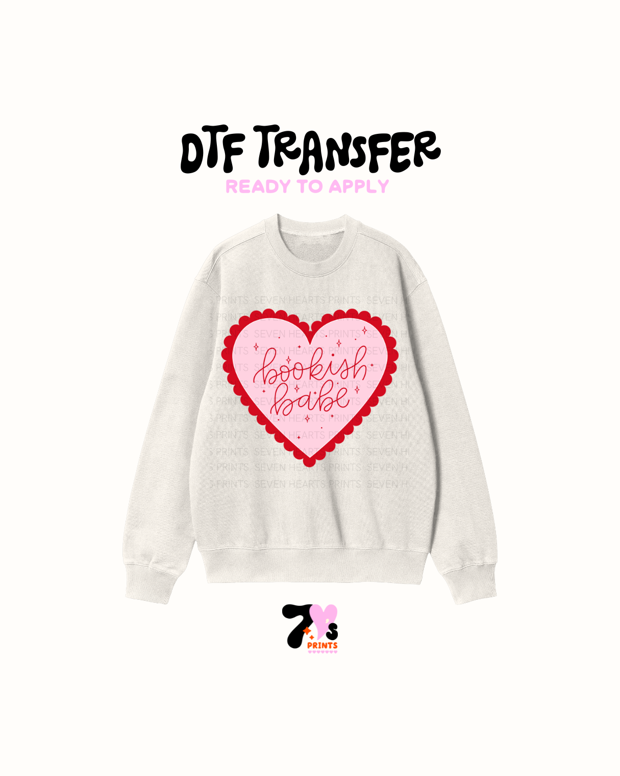 Bookish Babe Pink -  DTF Transfers