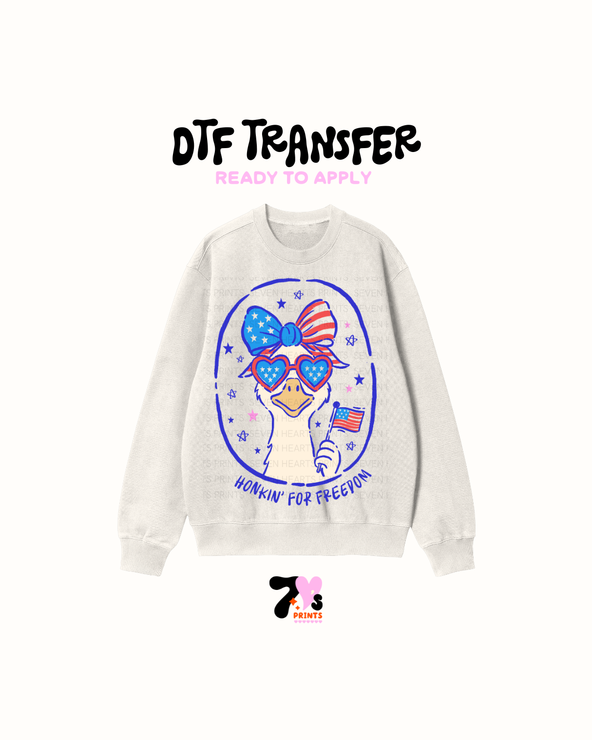 Happy 4th - DTF Transfer