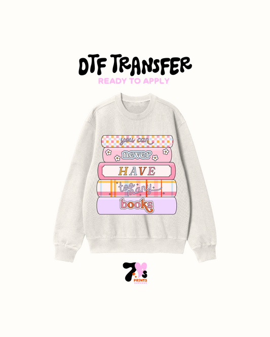 Never have books - DTF Transfers