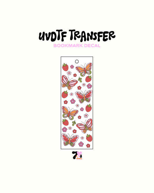 Butterflies - UVDTF Bookmark Decal