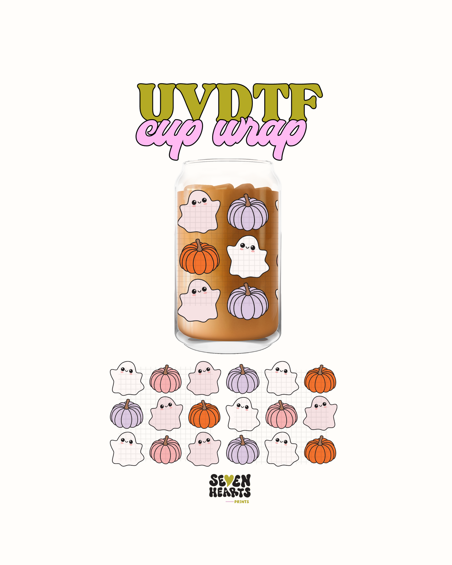 Pastel pumpkins - UV DTF