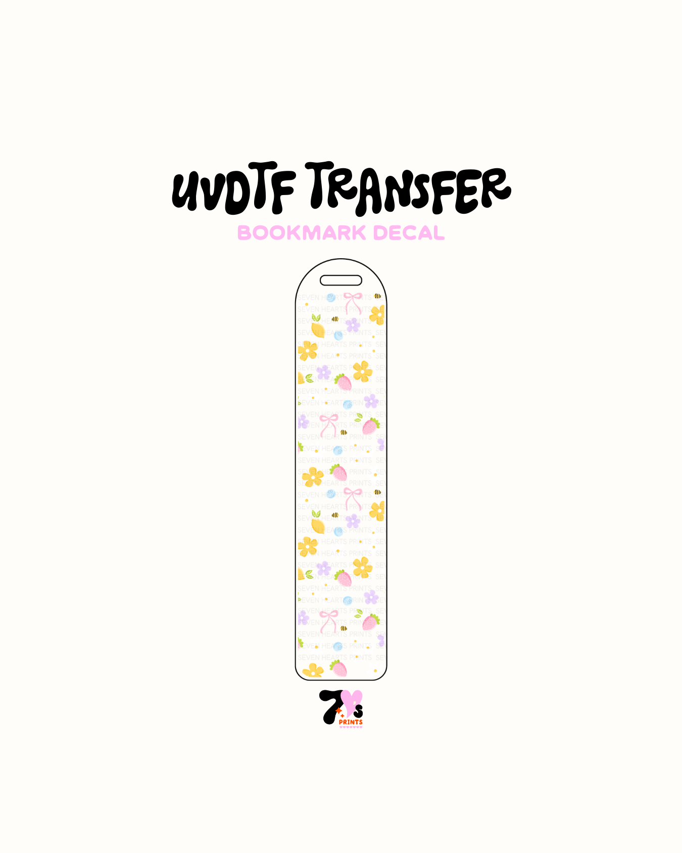 #160 UVDTF Bookmark Decal 1.1