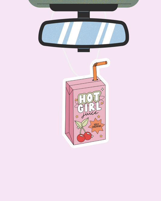 Hot girl Juice  - Air Freshners Set fof  4