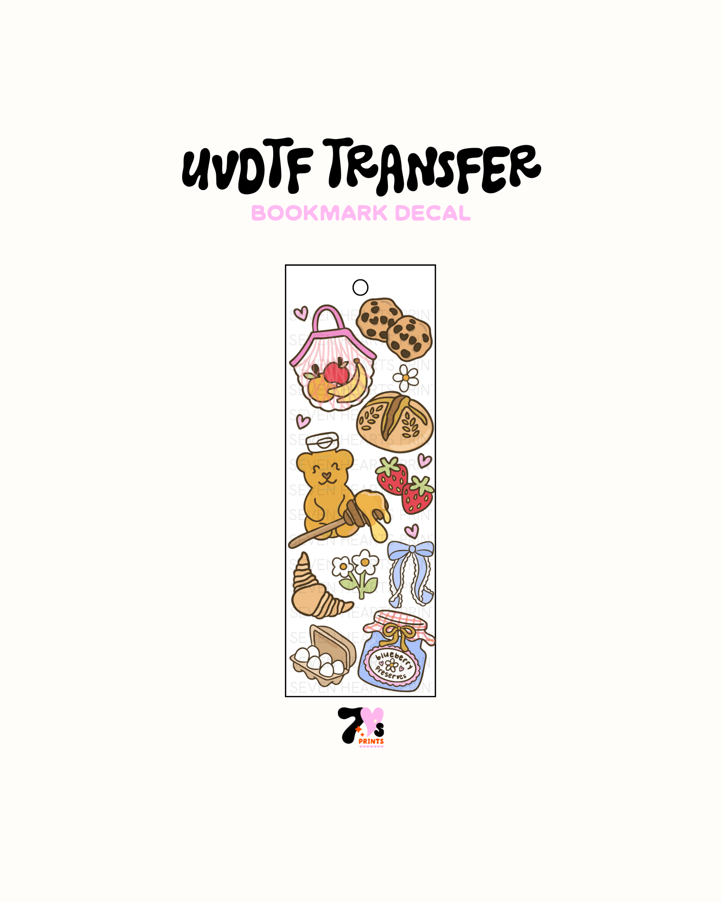 Farmer Market - UVDTF Bookmark Decal