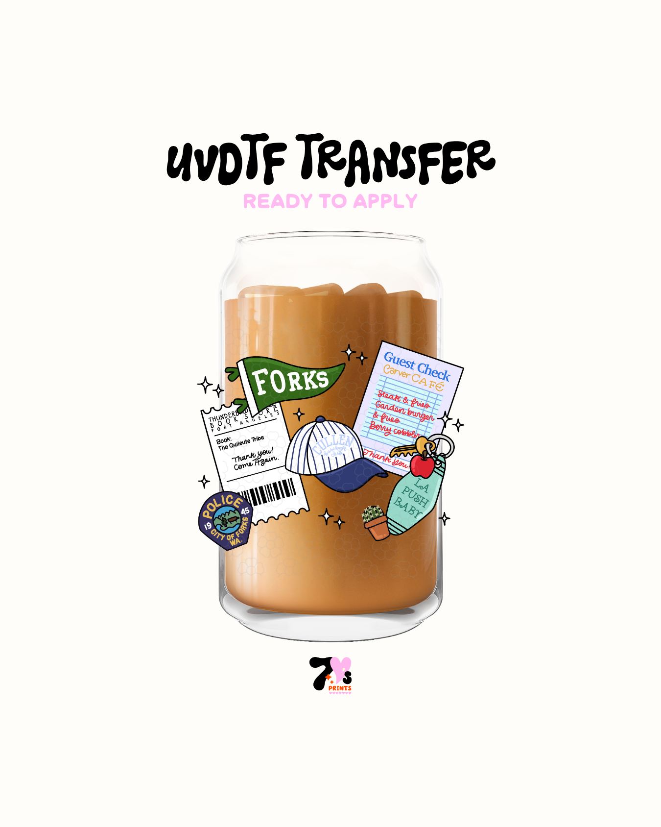 Forks guest check- UVDTF Decal
