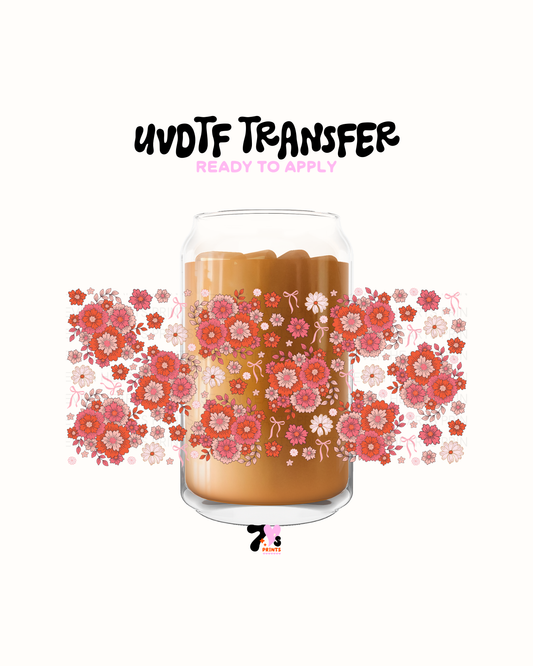 Redish flours- UVDTF Wrap
