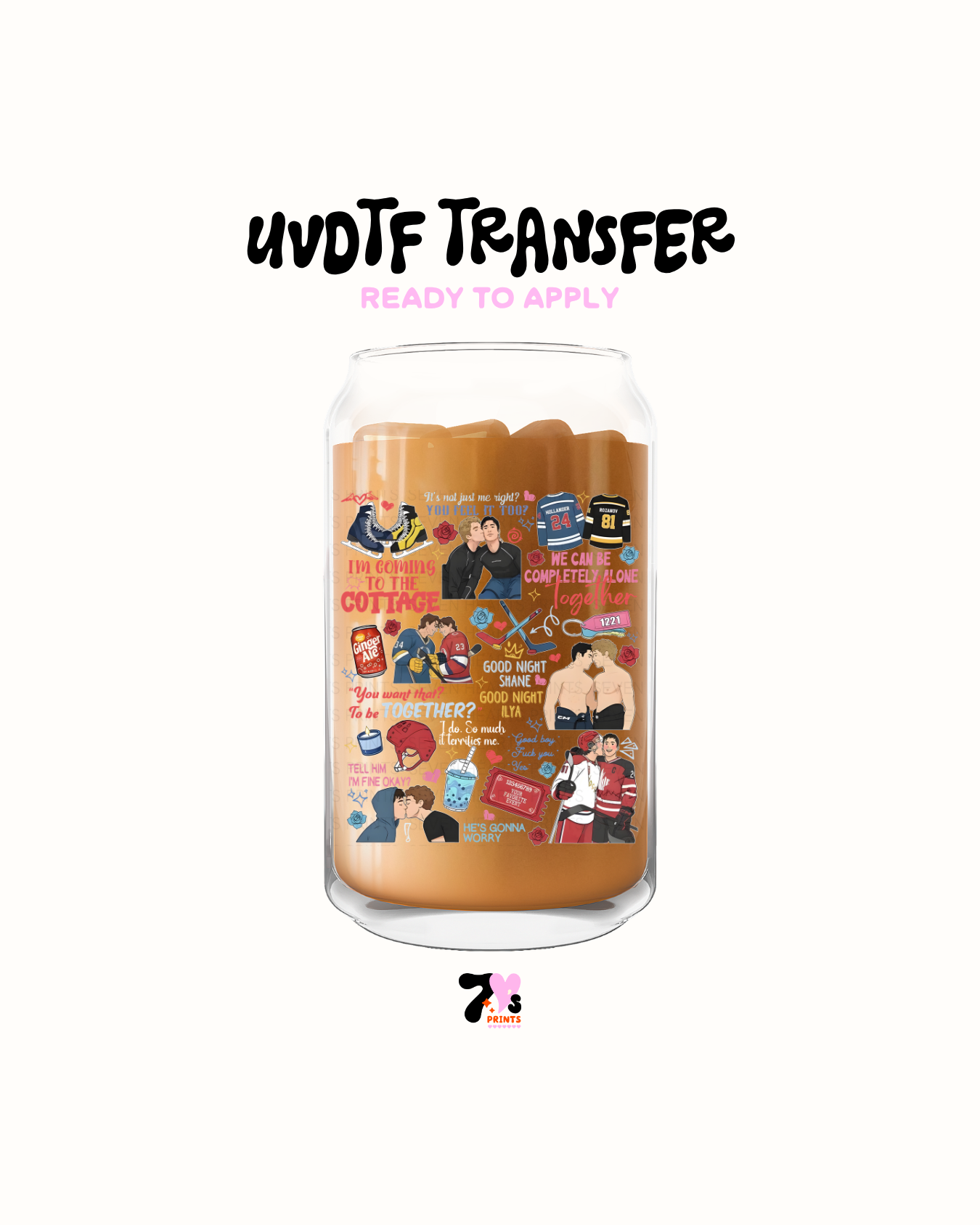 Heated rivalry- UVDTF Decal