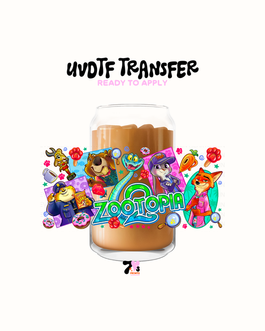 Zoo-topia - UVDTF Wraps