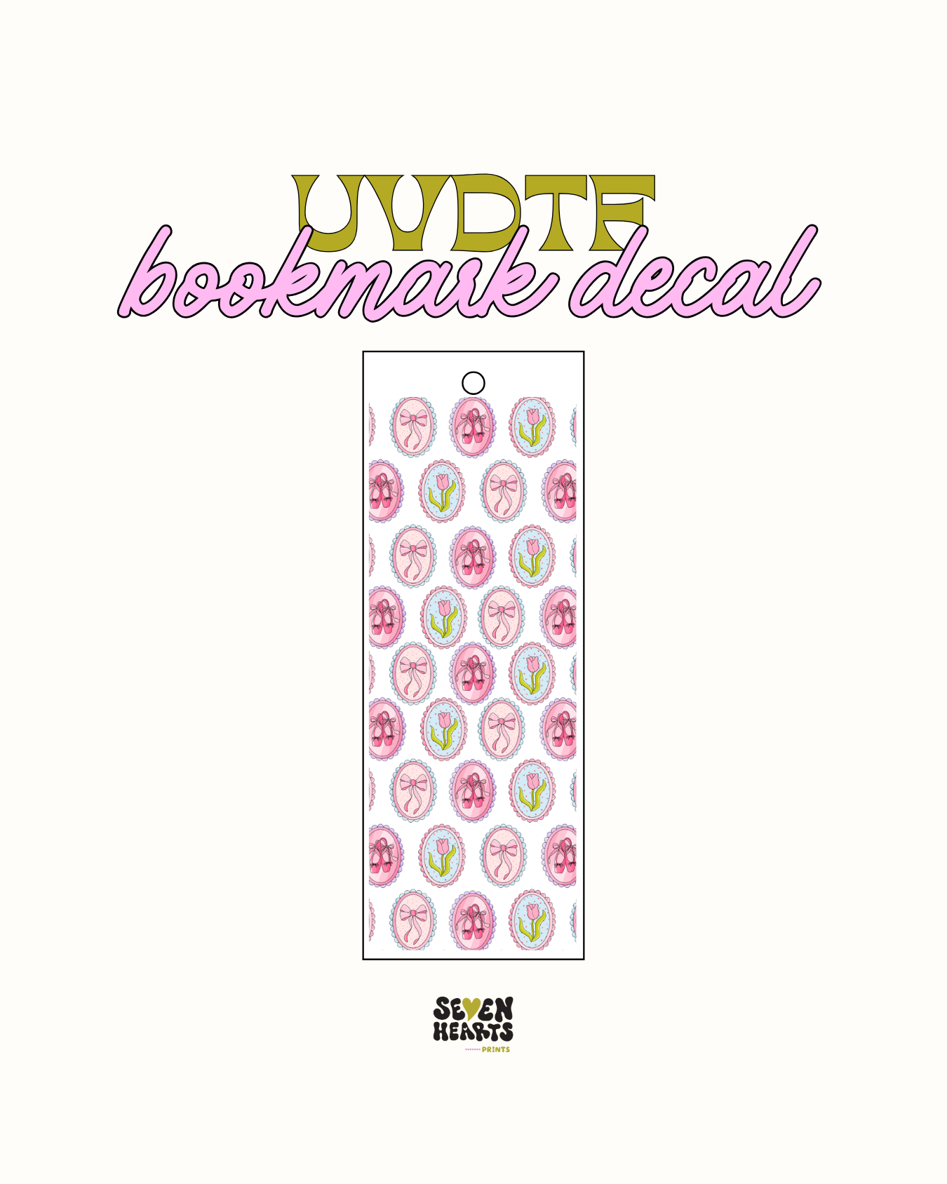 Crocket girly - UVDTF Bookmark Decal