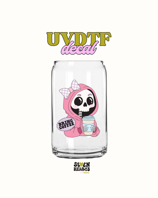 Trae café - UVDTF 